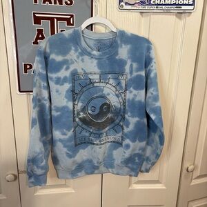 Life Clothing Women’s Blue Tie-Dye Sweatshirt